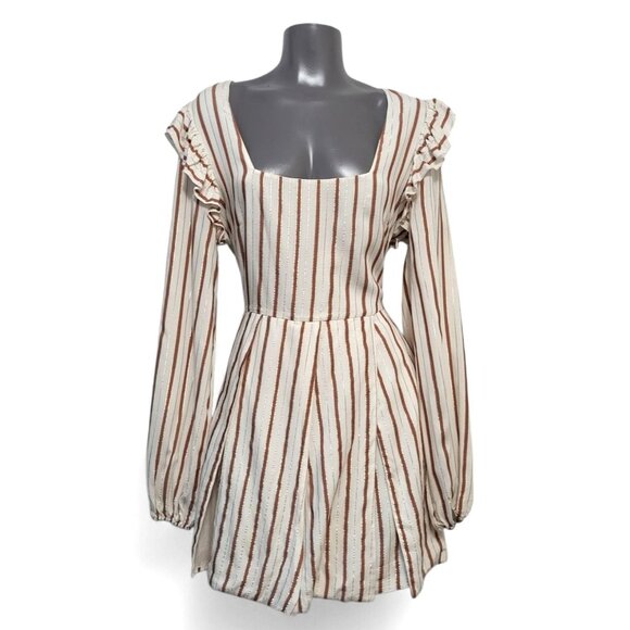 Tularosa Blaine Dress Metallic Stripe Mini - Picture 3 of 17